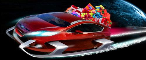 Конструкторы ведущих автокомпаний спроектировали средства передвижения для Санта-Клауса
