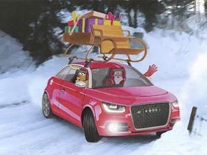 Конструкторы ведущих автокомпаний спроектировали средства передвижения для Санта-Клауса