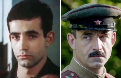 Российские актеры в своем первом фильме и сейчас