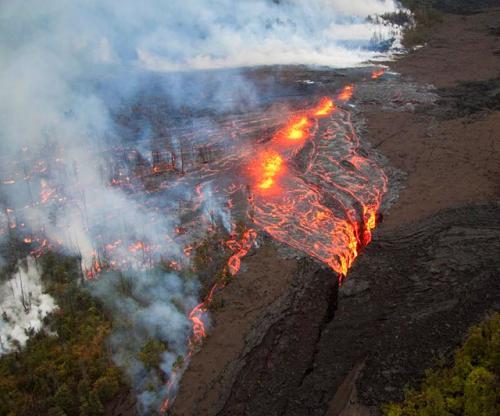 Вулканическая активность на Гавайях
