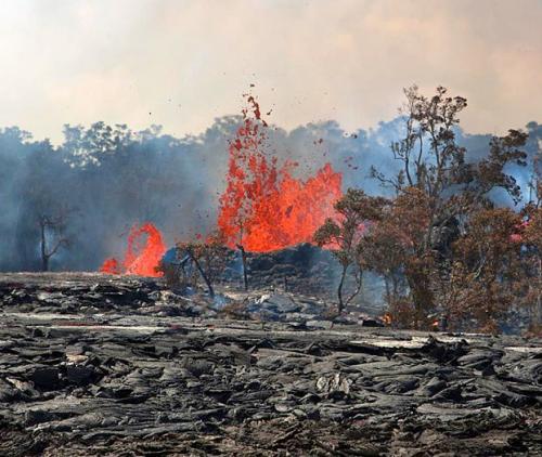 Вулканическая активность на Гавайях