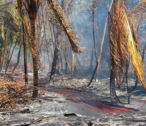 Вулканическая активность на Гавайях
