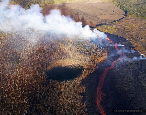 Вулканическая активность на Гавайях