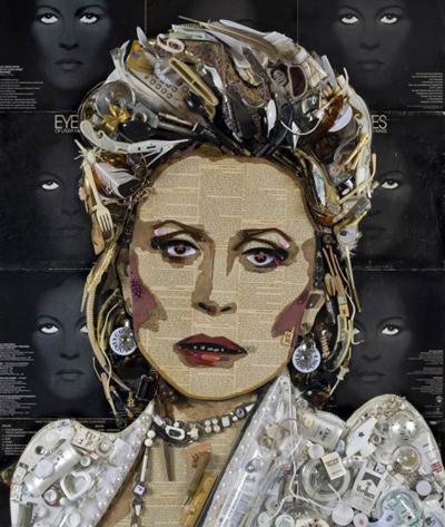 Портреты звезд из вторсырья