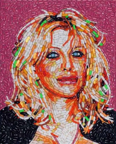 Портреты звезд из вторсырья