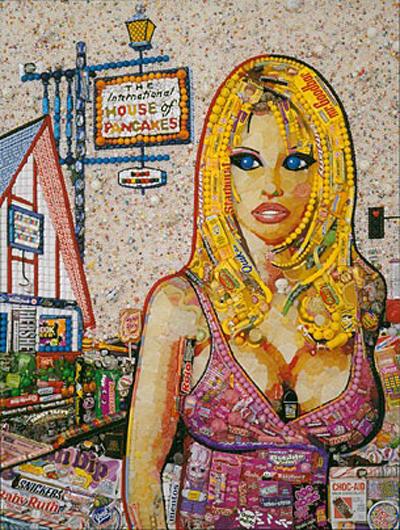 Портреты звезд из вторсырья