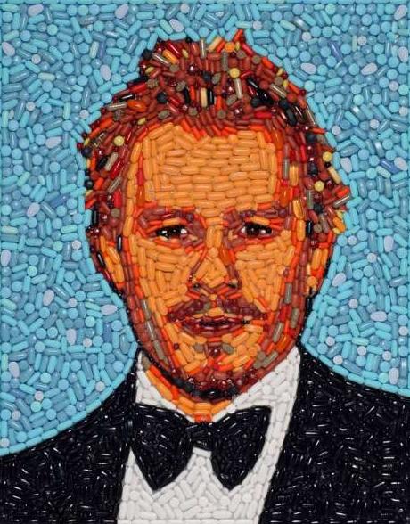 Портреты звезд из вторсырья