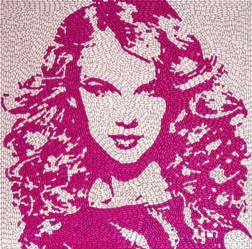 Портреты звезд из вторсырья