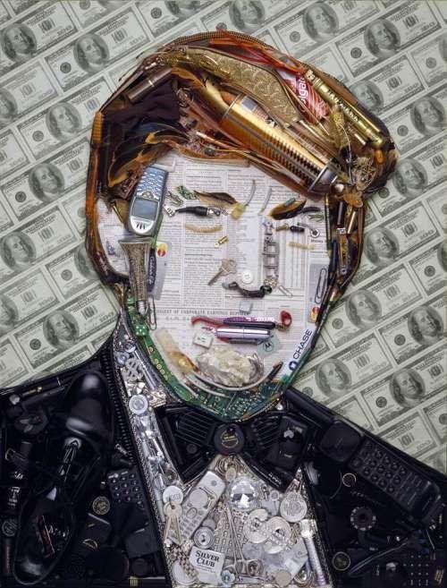 Портреты звезд из вторсырья