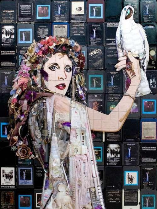 Портреты звезд из вторсырья