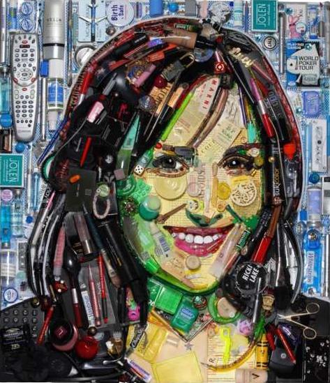 Портреты звезд из вторсырья