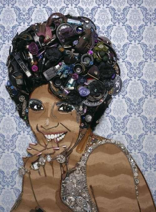 Портреты звезд из вторсырья