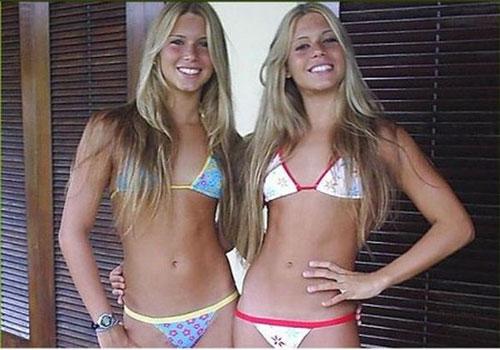 2. Биа и Бранка (Bia e Branca) - близняшки-пловчихи из Бразилии.