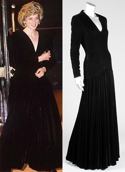 Платья принцессы Дианы выставлены на торги