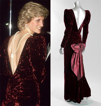 Платья принцессы Дианы выставлены на торги