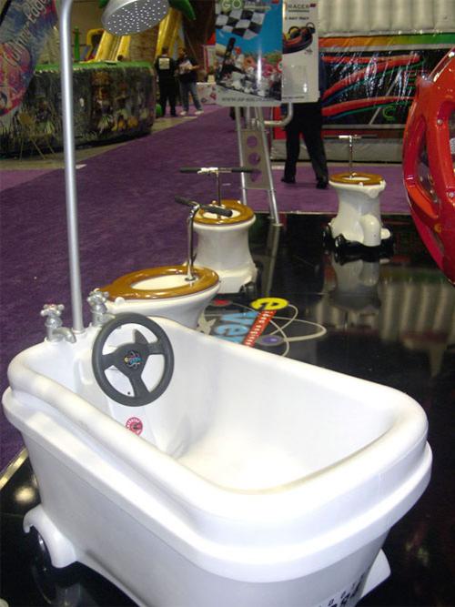 Экзотическая сантехника заменяет болиды