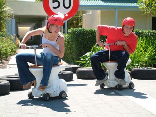 Экзотическая сантехника заменяет болиды