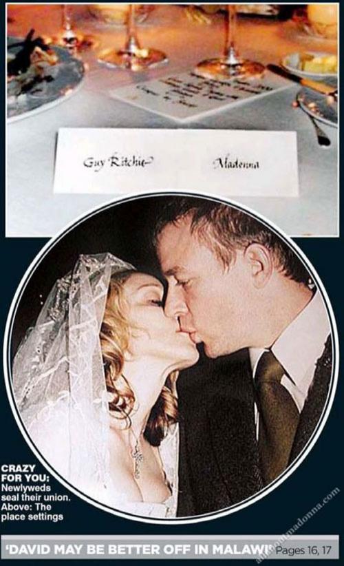 Опубликованы фото с засекреченной свадьбы Мадонны