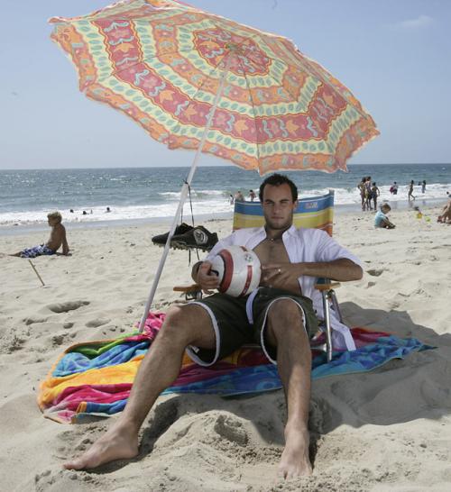 Шарапова и другие знаменитые спортсмены на пляже