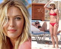 Шарапова и другие знаменитые спортсмены на пляже