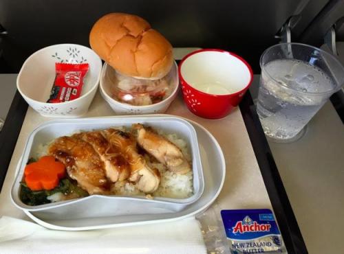 Как выглядят обеды эконом и бизнес класса в одних и тех же авиакомпаниях