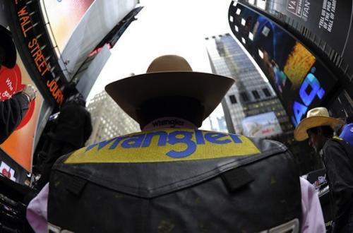 В центре Нью-Йорка устроили родео