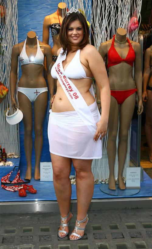 Соискательница титула "Мисс Англия-2008" подорвала стандарты красоты