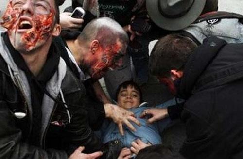 Тысячи зомби бродили по Мадриду