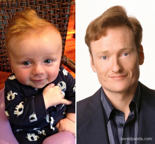 Младенцы, похожие на знаменитостей