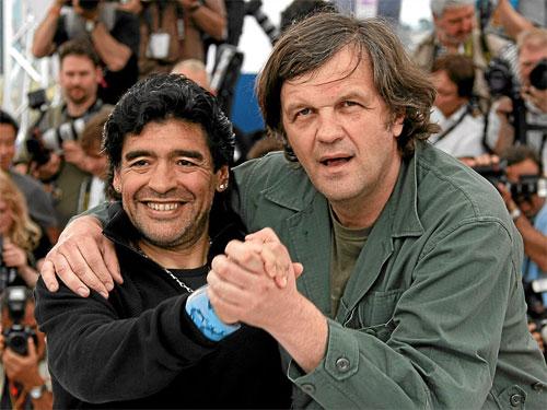 Марадона   сыграл мини-матч с Кустурицей