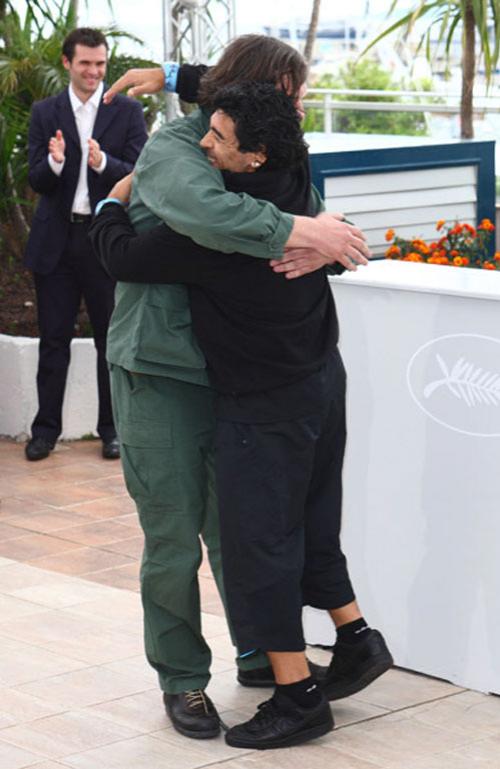 Марадона   сыграл мини-матч с Кустурицей