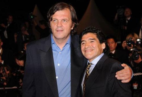 Марадона   сыграл мини-матч с Кустурицей