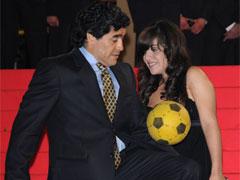 Марадона   сыграл мини-матч с Кустурицей