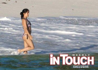 Сальма Хайек  проводит «медовый месяц» в раю