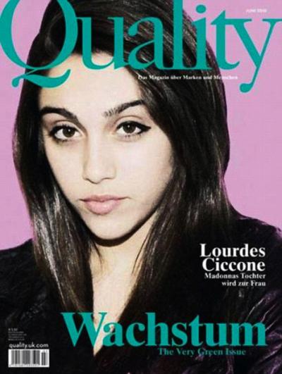 Дочь Мадонны украсила собой обложку