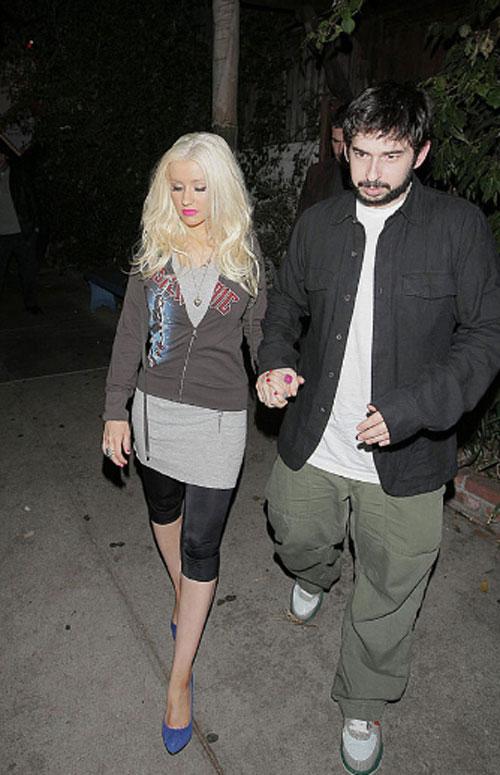 Кристина Агилера: поп-блондинка снова напилась в компании  мужа