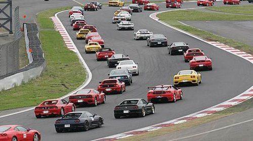 Японцы побили рекорд по количеству «Феррари» на  трассе