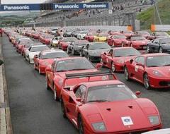 Японцы побили рекорд по количеству «Феррари» на  трассе