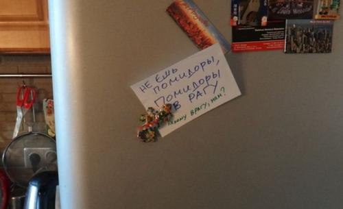 Фотоподборка забавных сообщений на холодильниках