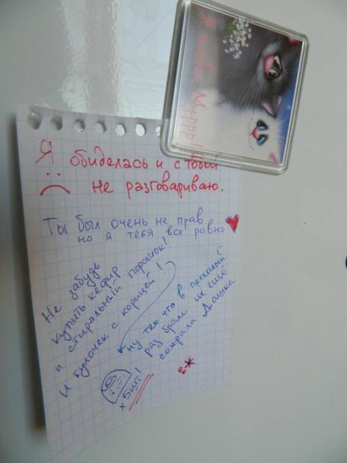 Фотоподборка забавных сообщений на холодильниках