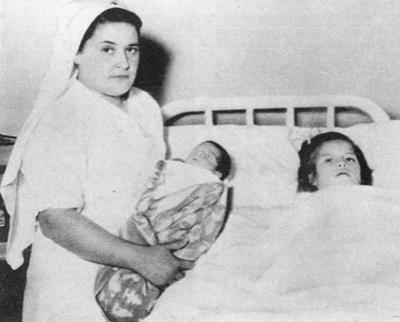 Около полутора месяцев спустя Медина в возрасте 5 лет и 7 месяцев путем кесарева сечения произвела на свет мальчика — для традиционных родов у девочки был слишком маленький таз. Мальчик родился 14 мая 1939 года.