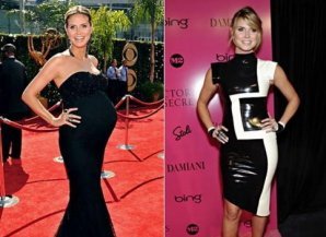 Голливудские знаменитости до и после родов