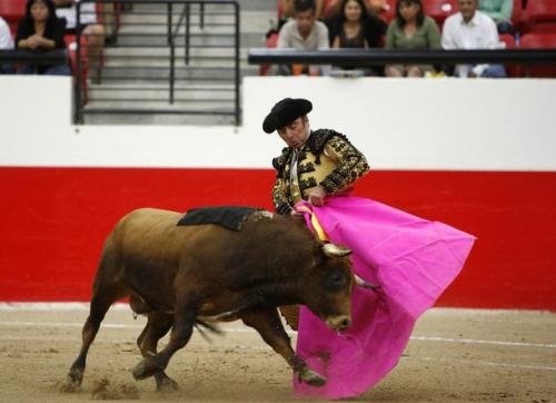 В Лас-Вегасе прошла бескровная коррида