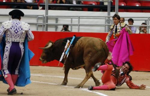 В Лас-Вегасе прошла бескровная коррида