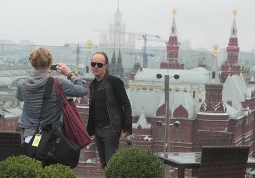«Metallica»  закалялась на фоне Кремля