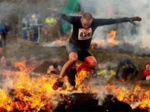 В Великобритании прошли гонки на выживание