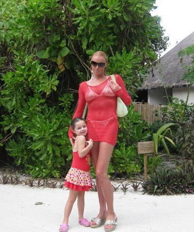 Райские каникулы Волочковой на Мальдивах. Часть 2