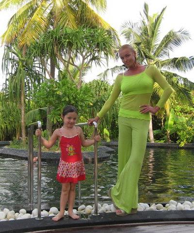 Райские каникулы Волочковой на Мальдивах. Часть 2