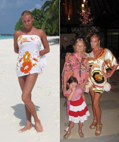 Райские каникулы Волочковой на Мальдивах. Часть 2