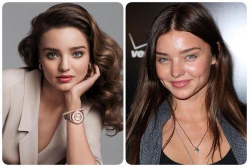 Как выглядят известные супермодели в реальной жизни и без макияжа